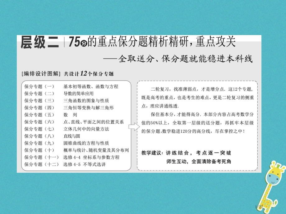 高考数学复习第一部分层级二保分专题基本初等函数函数与方程理市赛课公开课一等奖省名师优质课获奖PPT课.pptx_第1页