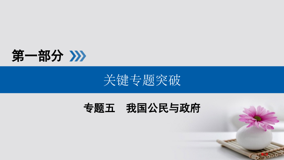 高考政治二轮复习核心突破专题五我国的公民与政府市赛课公开课一等奖省名师优质课获奖PPT课件.pptx_第1页
