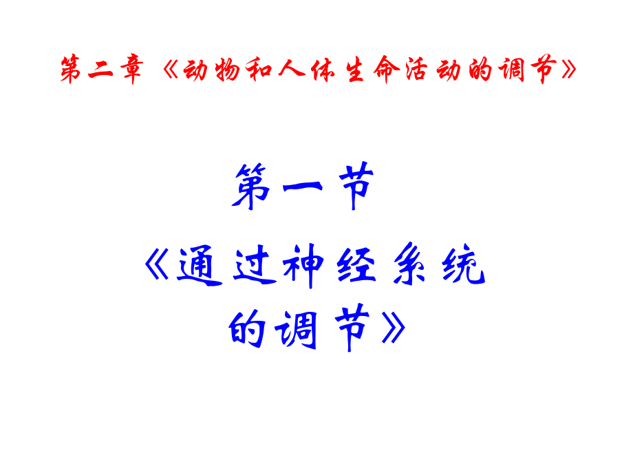 《通过神经系统的调节》.ppt_第1页