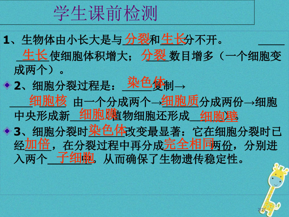 七年级生物上册第二单元第二章第二节动物体的结构层次市赛课公开课一等奖省名师优质课获奖PPT课件.pptx_第2页