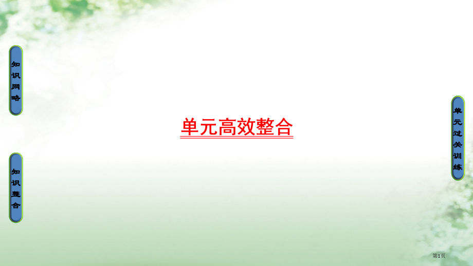 高考历史一轮总复习现代中国的政治建设与祖国统一和对外关系单元高效整合省公开课一等奖百校联赛赛课微课获.pptx_第1页