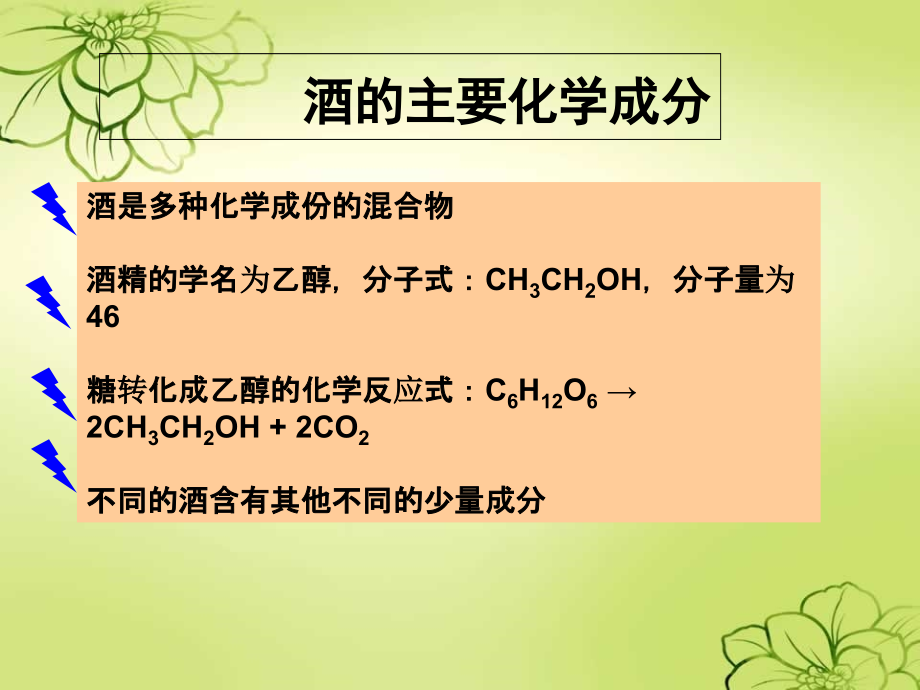 各种酒的化学成分.ppt_第1页