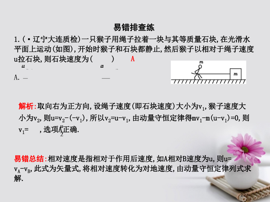 高考物理复习第六章碰撞与动量守恒碰撞与动量守恒专项练习市赛课公开课一等奖省名师优质课获奖PPT课件.pptx_第2页