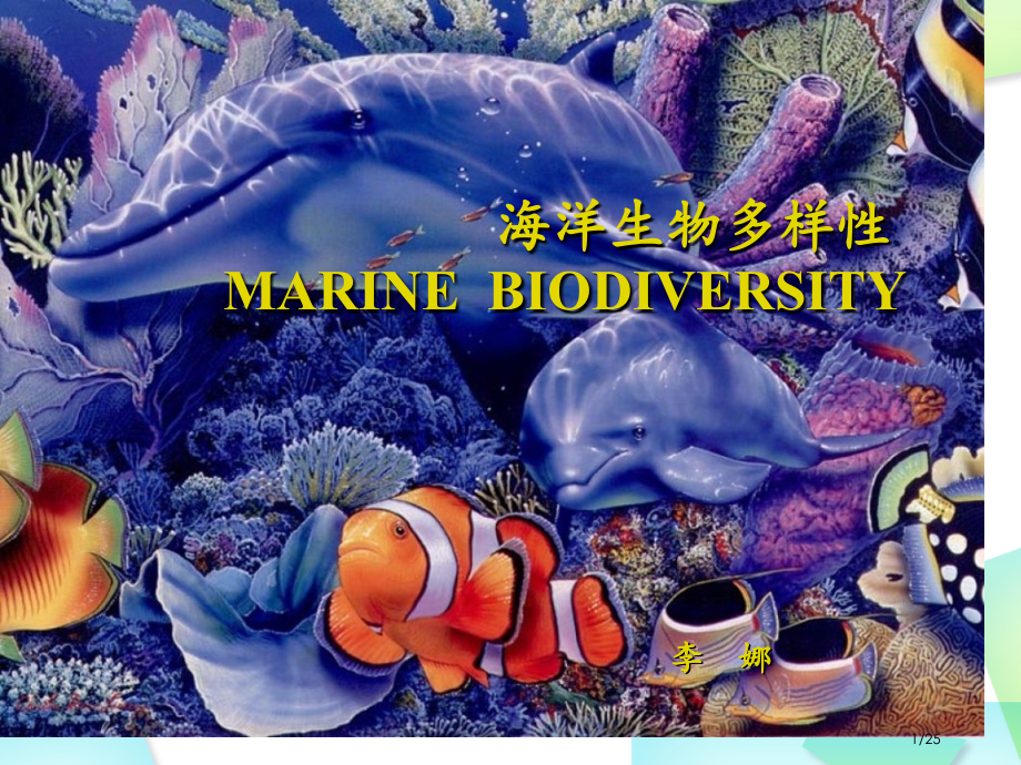 澳大利亚海洋生物多样性省公开课一等奖全国示范课微课金奖PPT课件.pptx_第1页