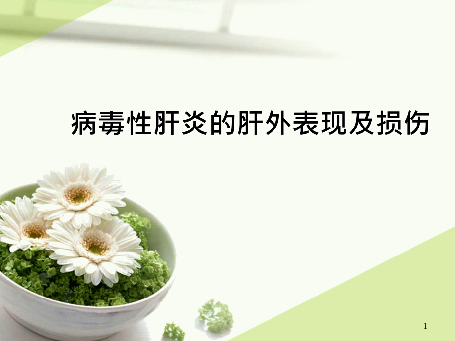 病毒性肝炎的肝外表现及损伤-ppt课件.ppt_第1页