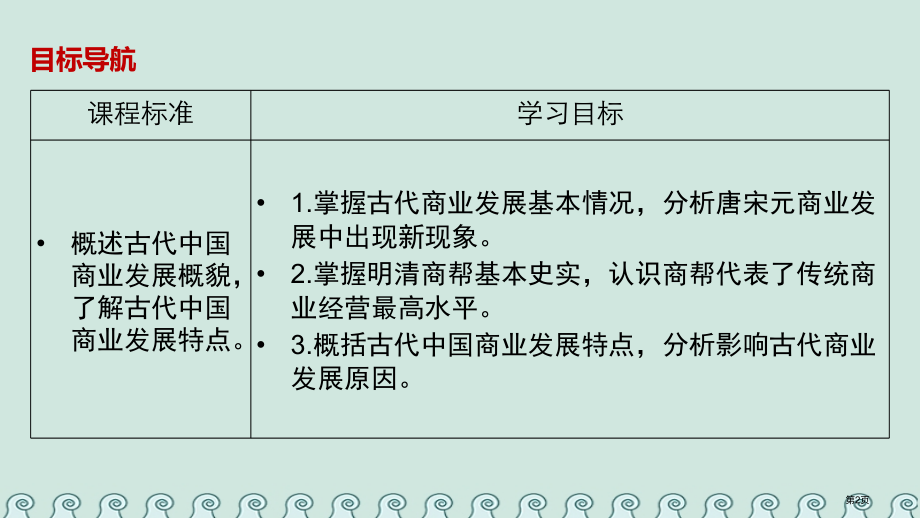 高中历史第一单元古代中国经济的基本结构与特点第4课商业的发展省公开课一等奖新名师优质课获奖PPT课件.pptx_第2页