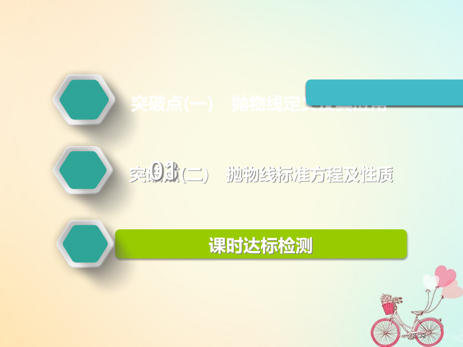 高考数学复习第九章解析几何第六节抛物线文市赛课公开课一等奖省名师优质课获奖PPT课件.pptx_第2页