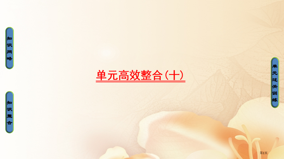 高考历史一轮复习经济全球化的趋势单元高效整合省公开课一等奖百校联赛赛课微课获奖PPT课件.pptx_第1页