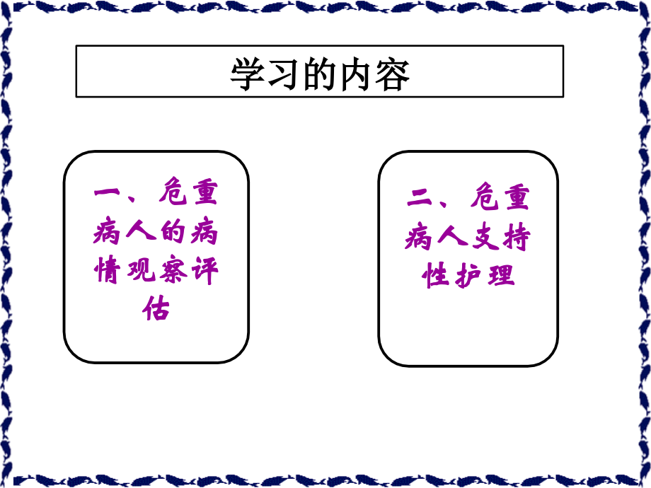 危重病人的观察及护理流程.ppt_第1页