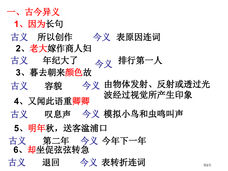 琵琶行文言知识梳理市公开课一等奖省赛课微课金奖PPT课件.pptx_第2页