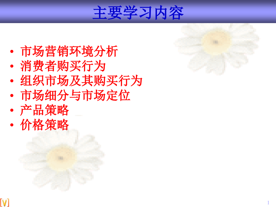 市场营销环境分析及产品价格策略(讲义).ppt_第1页