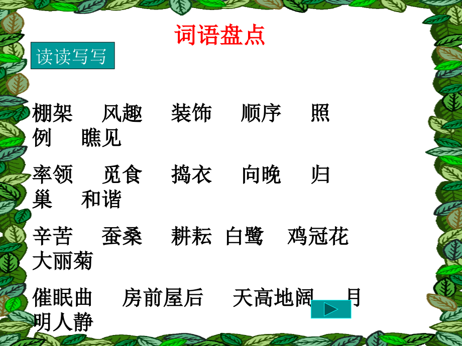 四年级下册语文园地6(人教版)zl.ppt_第2页