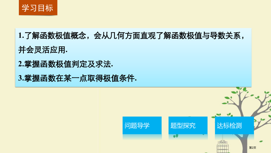 高中数学第一章导数及其应用1.3.2函数的极值与导数省公开课一等奖新名师优质课获奖PPT课件.pptx_第2页