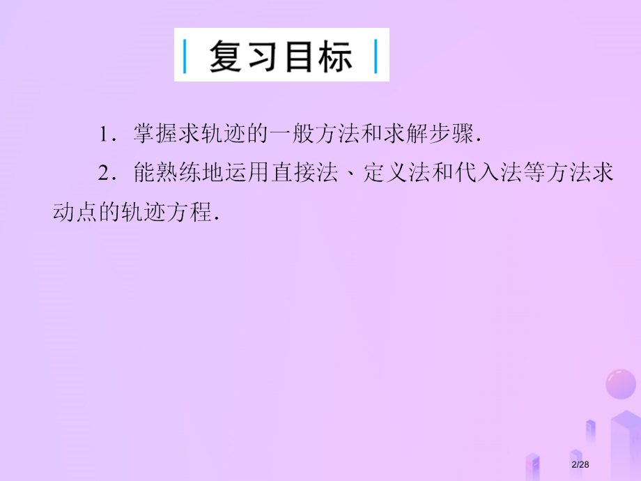高考数学总复习第九单元解析几何第61讲求轨迹方程的基本方法市赛课公开课一等奖省名师优质课获奖PPT课.pptx_第2页