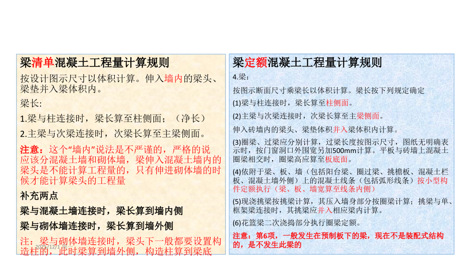 广联达土建算量(梁)计算规则解析).ppt_第1页