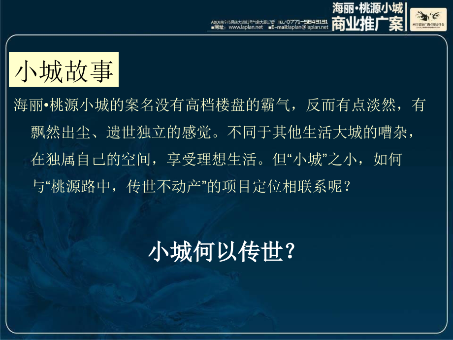 南宁海丽桃源小城商业推广提案(117页).ppt_第2页
