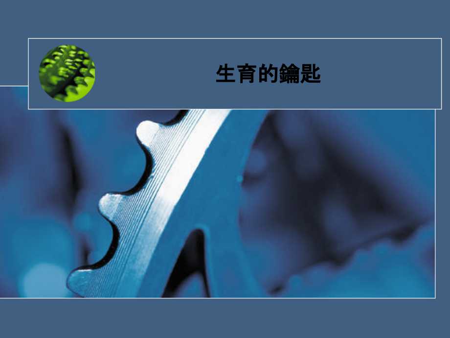 生育的钥匙.ppt_第1页
