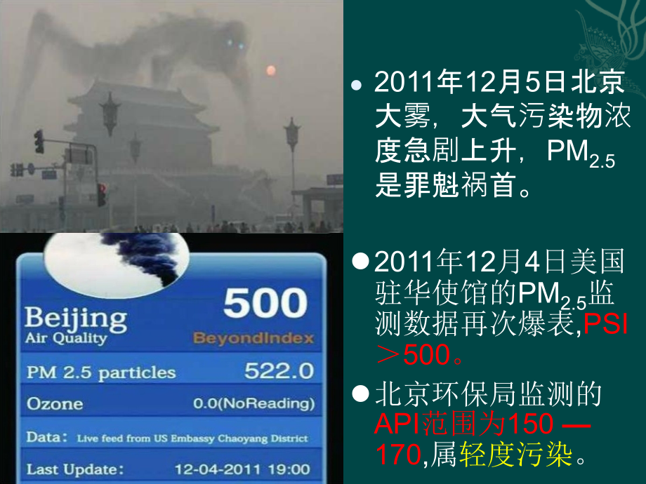 PM25概述、研究现状、对健康的影响以及其防治措施(0001).ppt_第2页