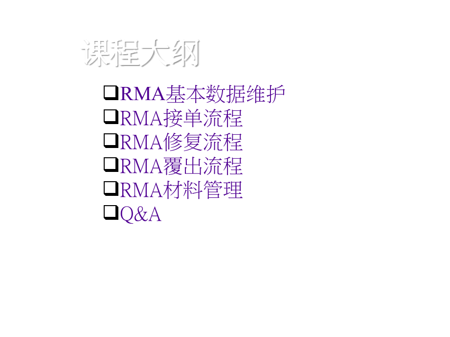 SAPSAP资料RMA管理系统.ppt_第2页