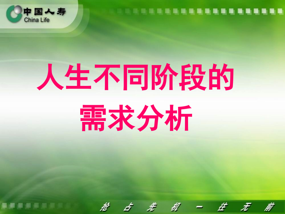 人生阶段需求分析.ppt_第1页