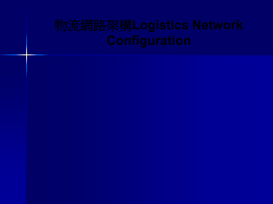 物流网路架构Logistics-Network-Configuration.ppt_第1页