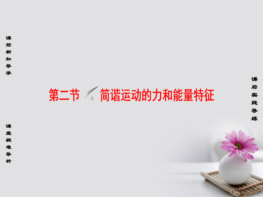 高中物理第1章机械振动第2节简谐运动的力和能量特征省公开课一等奖新名师优质课获奖PPT课件.pptx_第1页