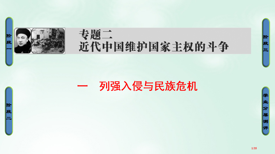 高中历史专题2近代中国维护国家主权的斗争1列强入侵与民族危机省公开课一等奖新名师优质课获奖PPT课件.pptx_第1页