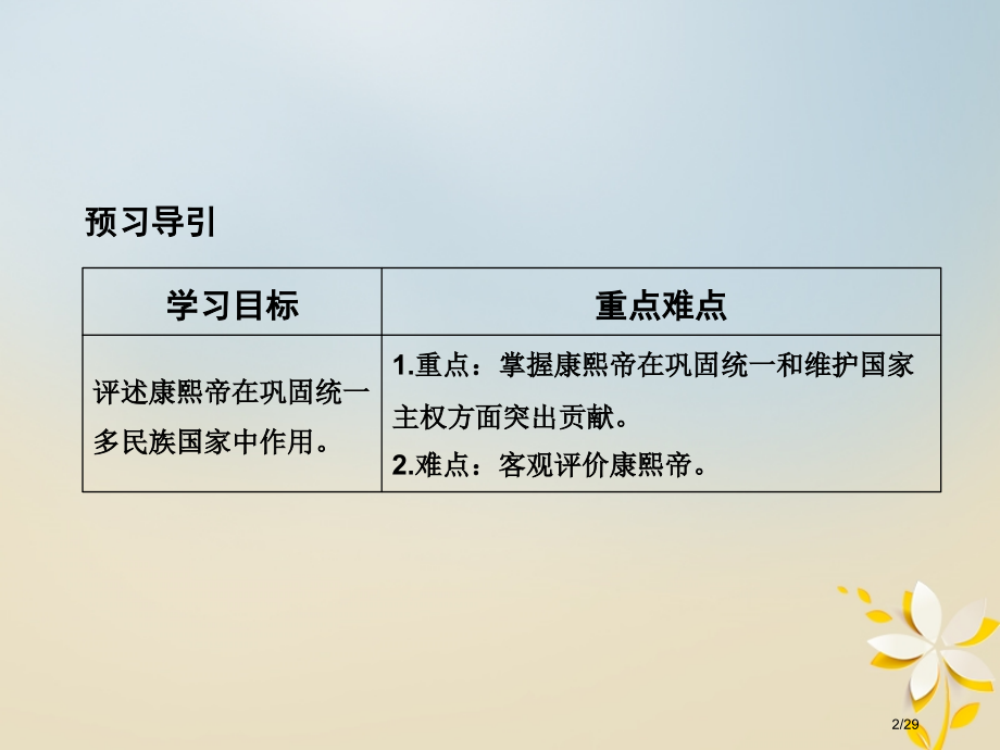 高中历史专题一古代中国的政治家1-3康乾盛世的开创者康熙省公开课一等奖新名师优质课获奖PPT课件.pptx_第2页