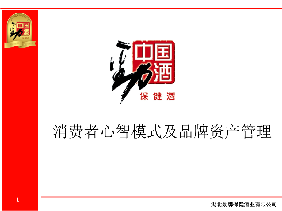 中国劲酒-消费者心智模式及品牌资产管理.ppt_第1页