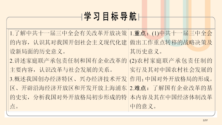 高中历史专题3中国社会主义建设道路的探索2伟大的历史性转折省公开课一等奖新名师优质课获奖PPT课件.pptx_第2页