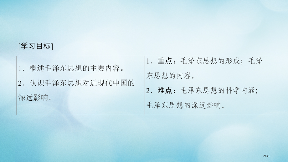 高中历史第4单元20世纪以来中国的重大思想第11课中国化的马克思主义——毛泽东思想省公开课一等奖新名.pptx_第2页