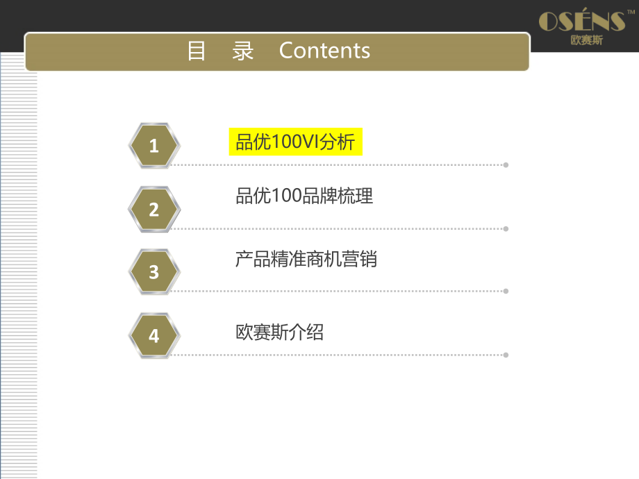欧赛斯品优100VI提升及产品营销提案.pptx_第2页
