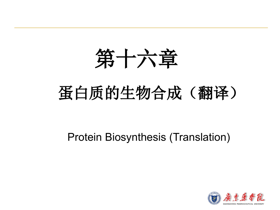 第十六章蛋白质生物合成.ppt_第1页