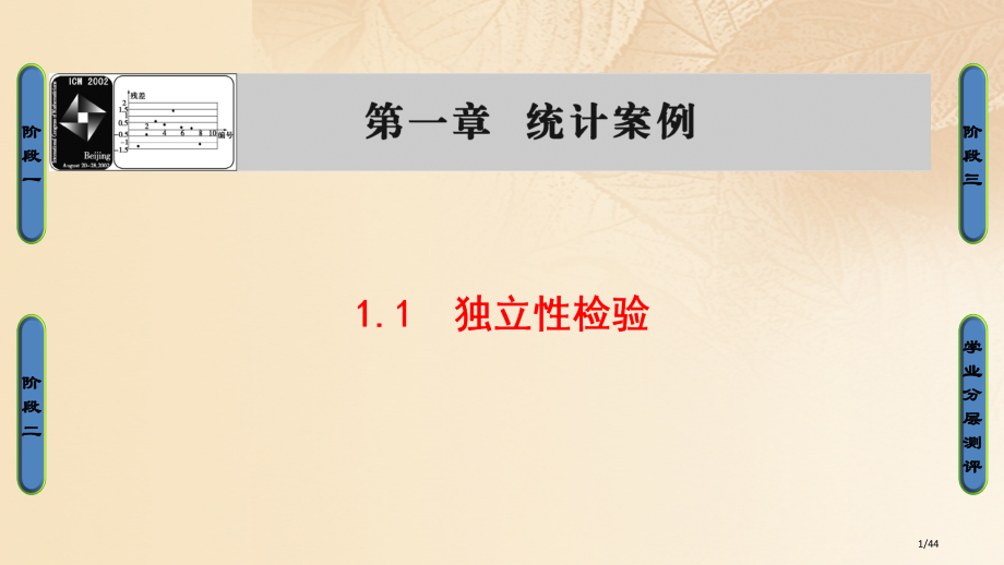 高中数学第一章统计案例1.1独立性检验省公开课一等奖新名师优质课获奖PPT课件.pptx_第1页