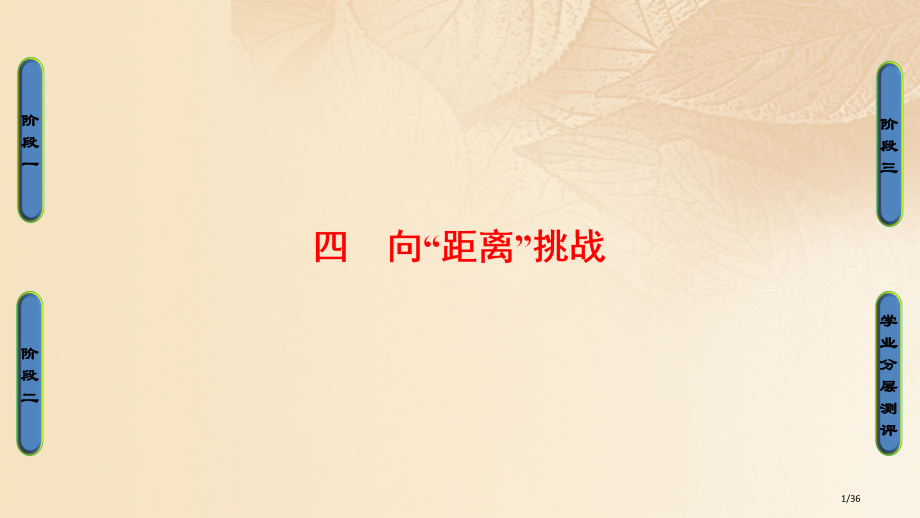 高中历史专题7近代以来科学技术的辉煌4向“距离”挑战省公开课一等奖新名师优质课获奖PPT课件.pptx_第1页