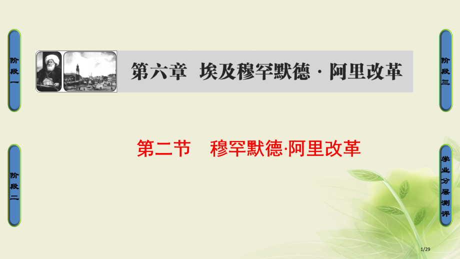 高中历史第六章埃及穆罕默德阿里改革2穆罕默德阿里改革省公开课一等奖新名师优质课获奖PPT课件.pptx_第1页