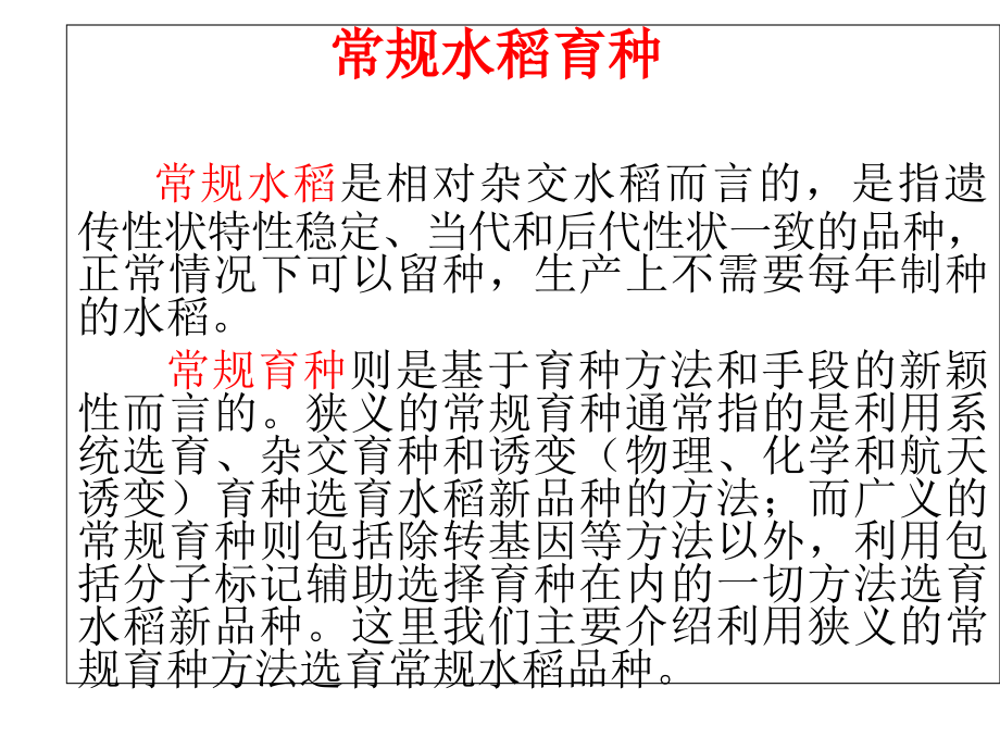 水稻常规育种1.ppt_第1页