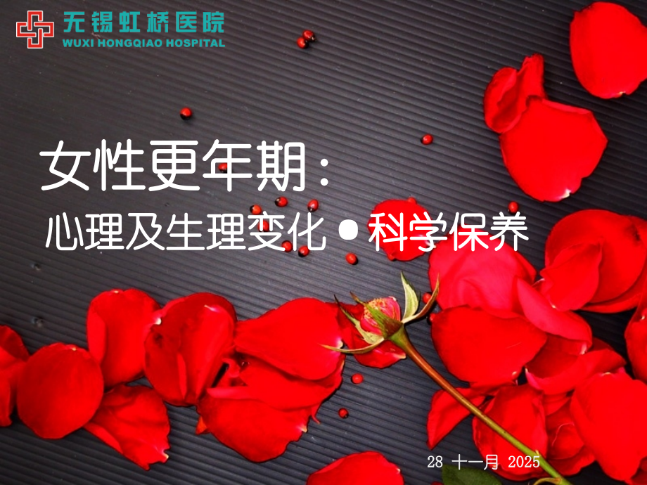 女性更年期：心理及生理变化·科学保养.ppt_第1页