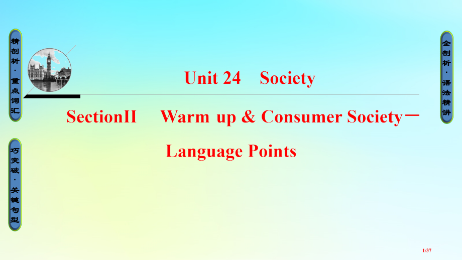 高中英语-Unit-24-Society-Section-Ⅱ-Warm-up-&-Consumer-.pptx_第1页
