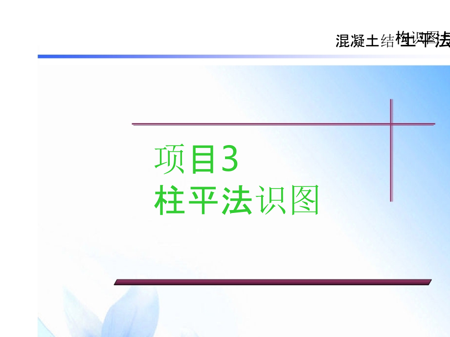 混凝土结土平法规则柱平法识图.pptx_第1页