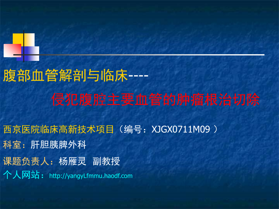 侵犯腹腔主要血管的肿瘤根治切.ppt_第1页