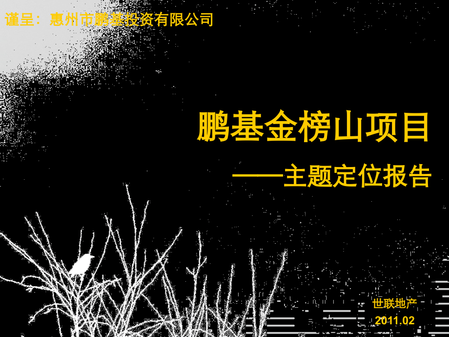 惠州鹏基金榜山项目主题定位报告.ppt_第1页