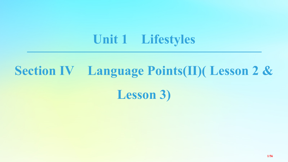 高中英语-Unit-1-Lifestyles-Section-Ⅳ-Language-Points(Ⅱ.pptx_第1页