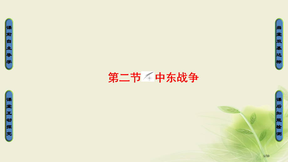 高中历史第5章连绵不断的局部战争第2节中战争省公开课一等奖新名师优质课获奖PPT课件.pptx_第1页