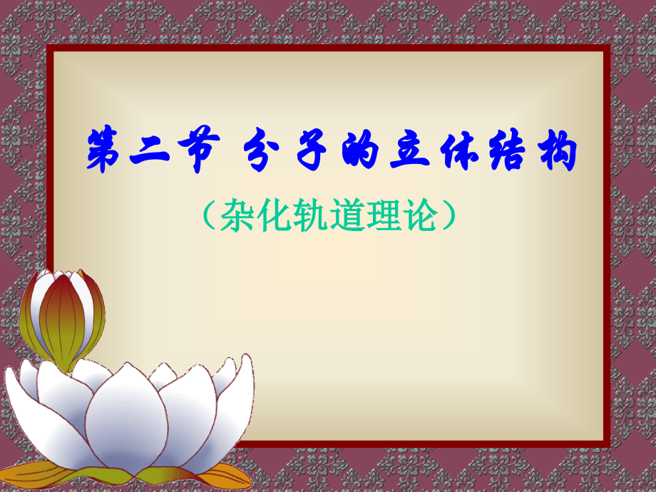 杂化轨道理论-(公开课)1.ppt_第1页