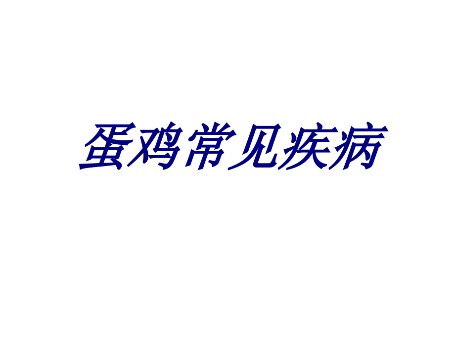 蛋鸡常见疾病.ppt_第1页