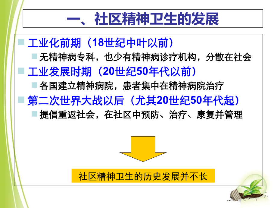 国外社区精神疾病康复的形成和发展美国.ppt_第2页