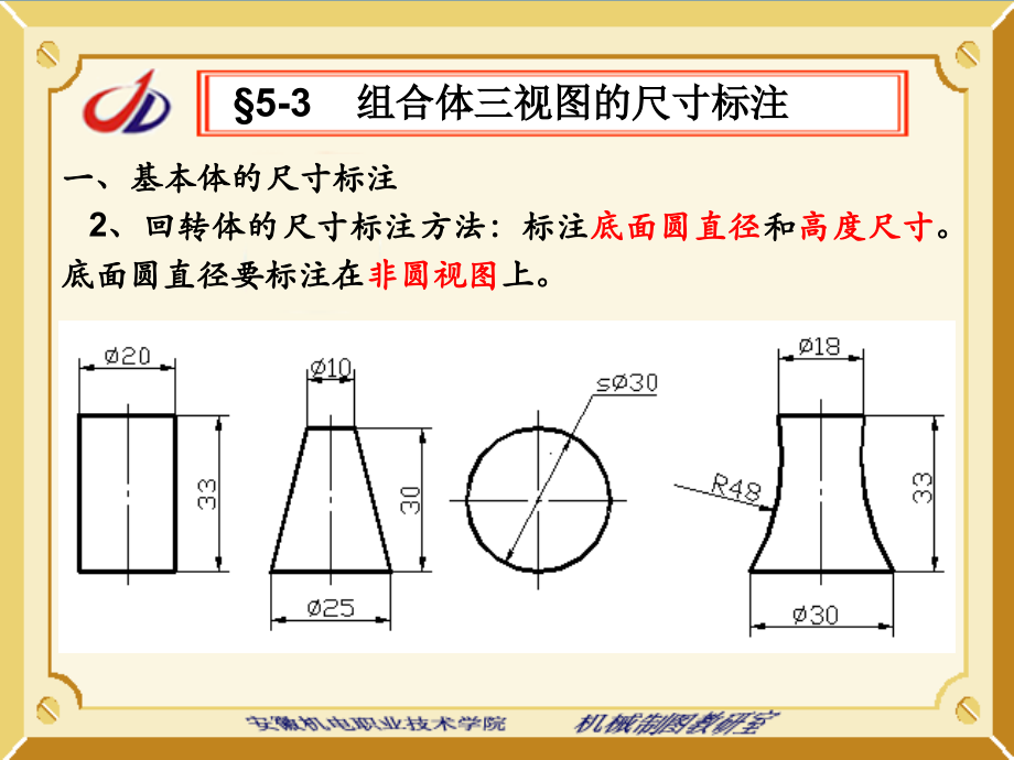 组合体三视图的尺寸标注专业知识讲座.ppt_第2页