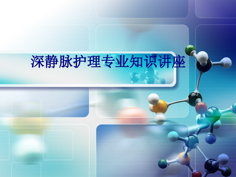 医学深静脉护理专业知识讲座专题.ppt_第1页