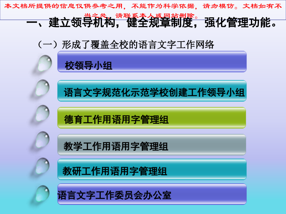 创建语言文字示范学校的汇报专业知识讲座.ppt_第2页